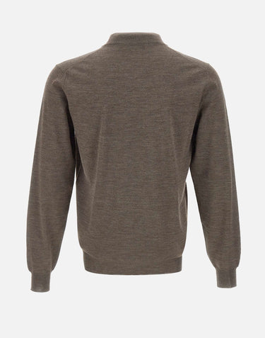 FILIPPO DE LAURENTIIS Maglia in lana BROWN Uomo 