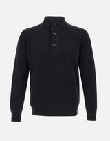 Polo in maglia di lana e cashmere PL3ML WC7R990 FILIPPO DE LAURENTIIS 