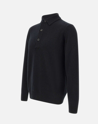 Polo in maglia di lana e cashmere PL3ML WC7R990 FILIPPO DE LAURENTIIS 