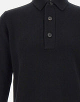 Polo in maglia di lana e cashmere PL3ML WC7R990 FILIPPO DE LAURENTIIS 