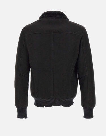 Giacca in shearling GU26F18011MEVL NERO GIORGIO BRATO 