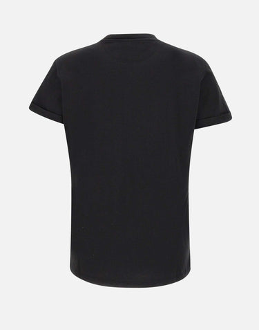GOLDEN GOOSE T-shirt in cotone BLACK Donna 