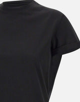 GOLDEN GOOSE T-shirt in cotone BLACK Donna 