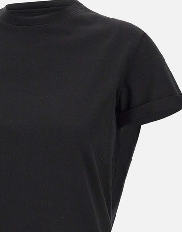GOLDEN GOOSE T-shirt in cotone BLACK Donna 