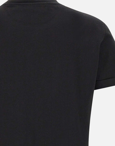 GOLDEN GOOSE T-shirt in cotone BLACK Donna 