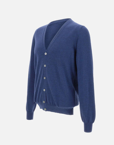 Cardigan in lana 58185 14296589 GRAN SASSO 