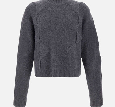 Maglia "Cropped Spiral Knit" M07063 DGY05 HELIOT EMIL 