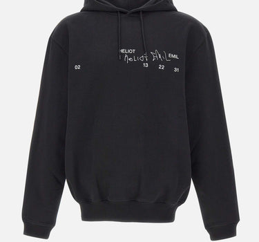 Felpa "Fulgens Hoodie" M08081 BLK01 HELIOT EMIL 