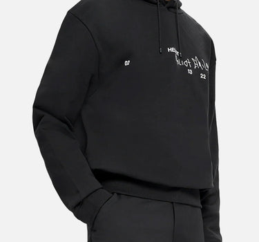 Felpa "Fulgens Hoodie" M08081 BLK01 HELIOT EMIL 