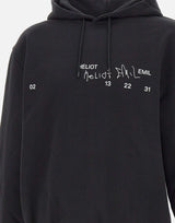 Felpa "Fulgens Hoodie" M08081 BLK01 HELIOT EMIL 