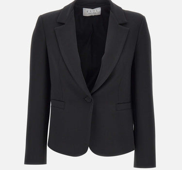 KAOS Blazer in crepe BLACK Donna 