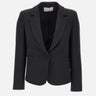 KAOS Blazer in crepe BLACK Donna 