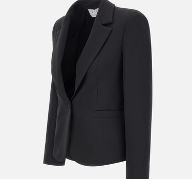 KAOS Blazer in crepe BLACK Donna 