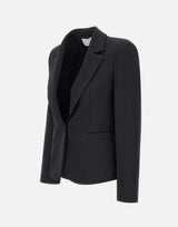 KAOS Blazer in crepe BLACK Donna 