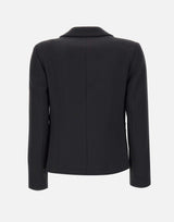 KAOS Blazer in crepe BLACK Donna 