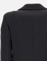 KAOS Blazer in crepe BLACK Donna 