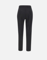 KAOS Pantaloni in crepe BLACK Donna 