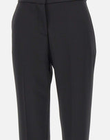 KAOS Pantaloni in crepe BLACK Donna 