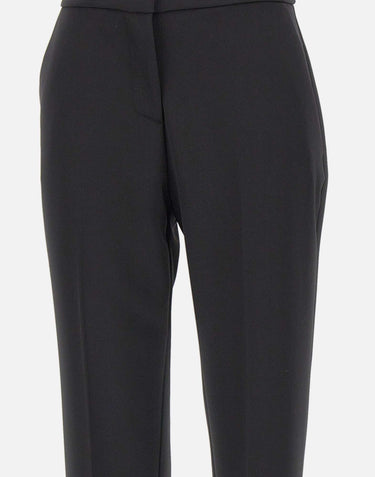 KAOS Pantaloni in crepe BLACK Donna 