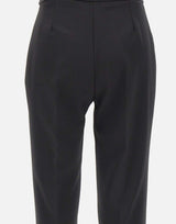 KAOS Pantaloni in crepe BLACK Donna 