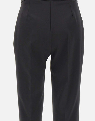 KAOS Pantaloni in crepe BLACK Donna 