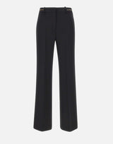 KAOS Pantaloni in crepe BLACK Donna 
