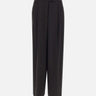KAOS Pantaloni in viscosa BLACK Donna 