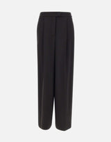 KAOS Pantaloni in viscosa BLACK Donna 