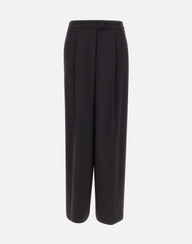 KAOS Pantaloni in viscosa BLACK Donna 