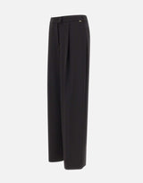 KAOS Pantaloni in viscosa BLACK Donna 