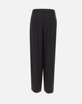 KAOS Pantaloni in viscosa BLACK Donna 