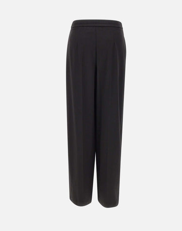 KAOS Pantaloni in viscosa BLACK Donna 