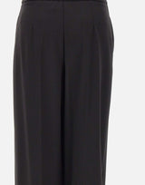 KAOS Pantaloni in viscosa BLACK Donna 