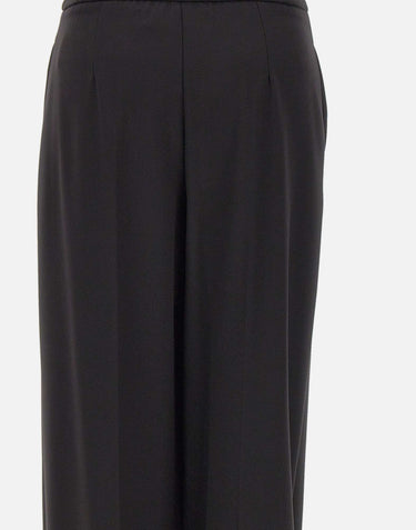 KAOS Pantaloni in viscosa BLACK Donna 