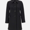 KAOS Cappotto in panno BLACK Donna 