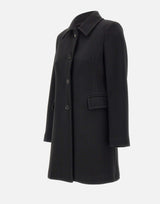 KAOS Cappotto in panno BLACK Donna 