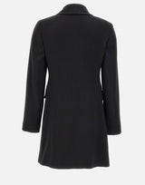 KAOS Cappotto in panno BLACK Donna 
