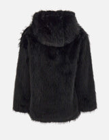 KAOS Pelliccia ecologica BLACK Donna 