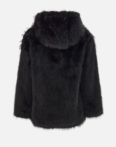 KAOS Pelliccia ecologica BLACK Donna 