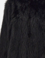 KAOS Pelliccia ecologica BLACK Donna 