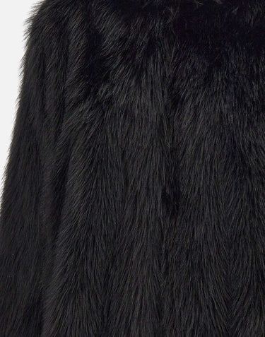 KAOS Pelliccia ecologica BLACK Donna 