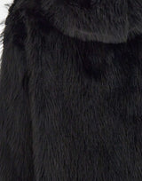KAOS Pelliccia ecologica BLACK Donna 