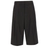 KAOS Bermuda gessati con pince BLACK Donna 