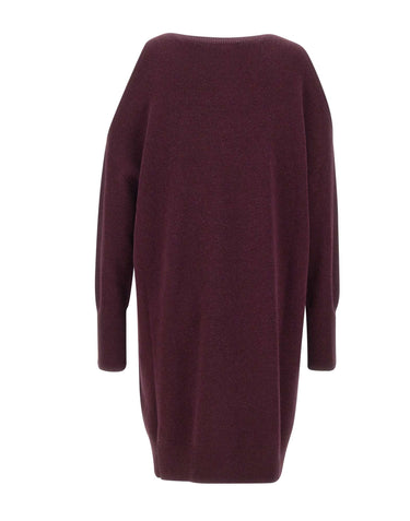 KAOS Abito in maglia con cut-out PURPLE Donna 
