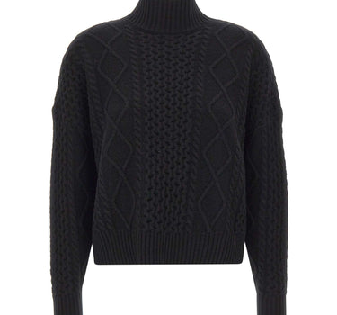 KAOS Maglione in lana BLACK Donna 