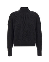 KAOS Maglione in lana BLACK Donna 
