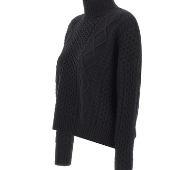 KAOS Maglione in lana BLACK Donna 