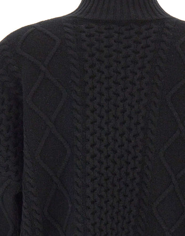 KAOS Maglione in lana BLACK Donna 