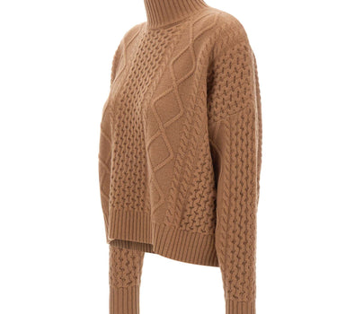 KAOS Maglione in lana BROWN Donna 