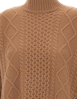 KAOS Maglione in lana BROWN Donna 